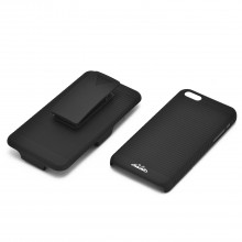 New Walleva Black Holster Case For iPhone 5C With Belt Clip